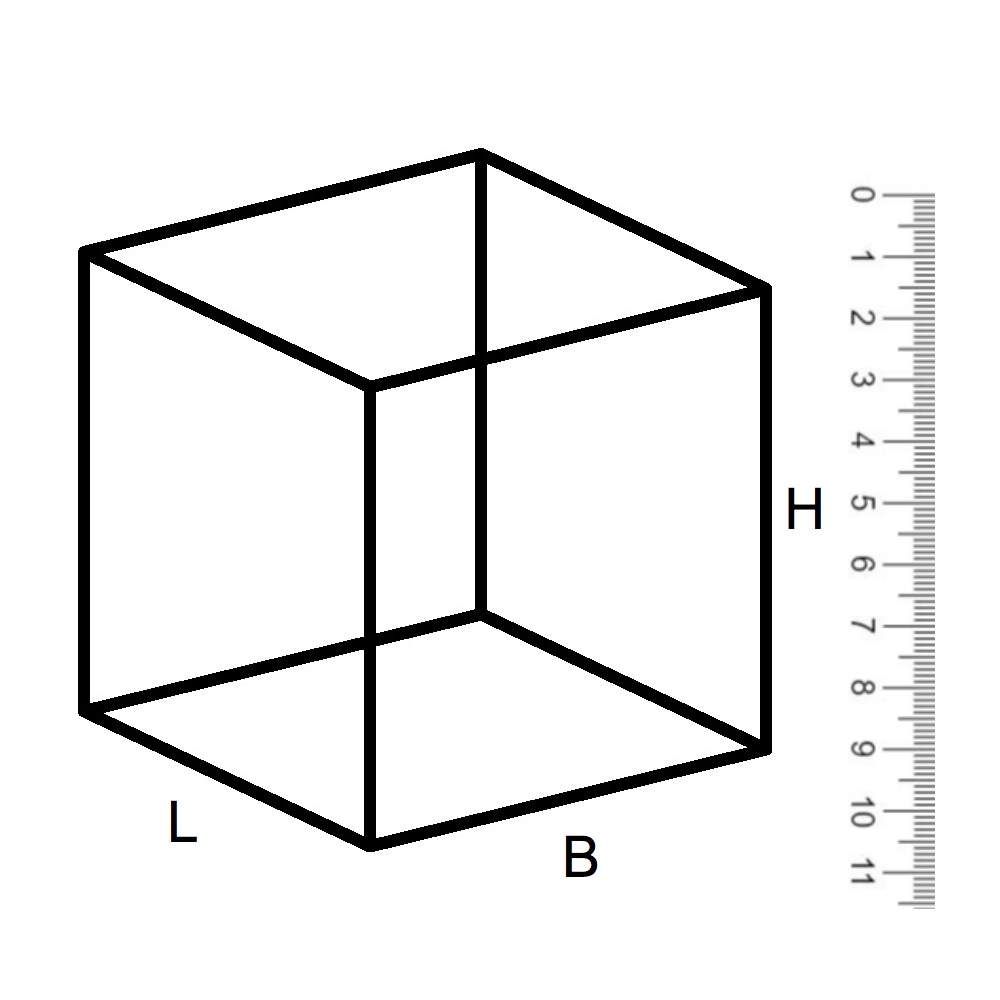 Vierkant maatwerk corten XL